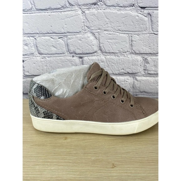 Naturalizer Gray Leather Python Snakeskin Shoes Sneakers size 7 NWT - Picture 5 of 12